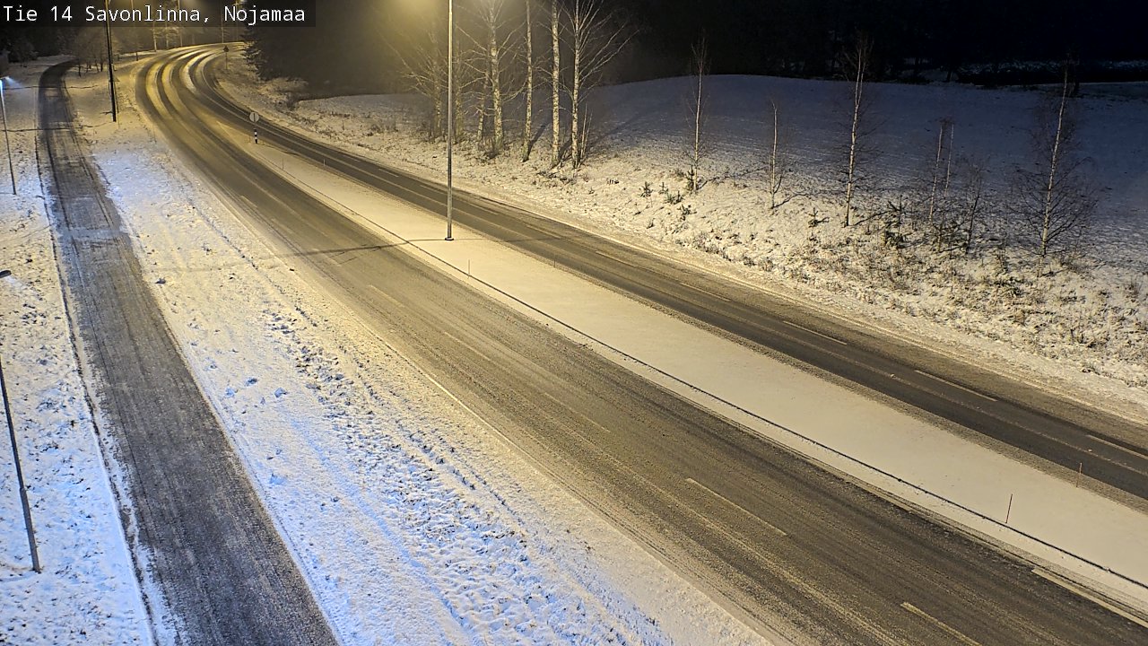 Weather Camera Image Väg 14 Nyslott, Nojanmaa, Savonlinna, Etelä-Savo