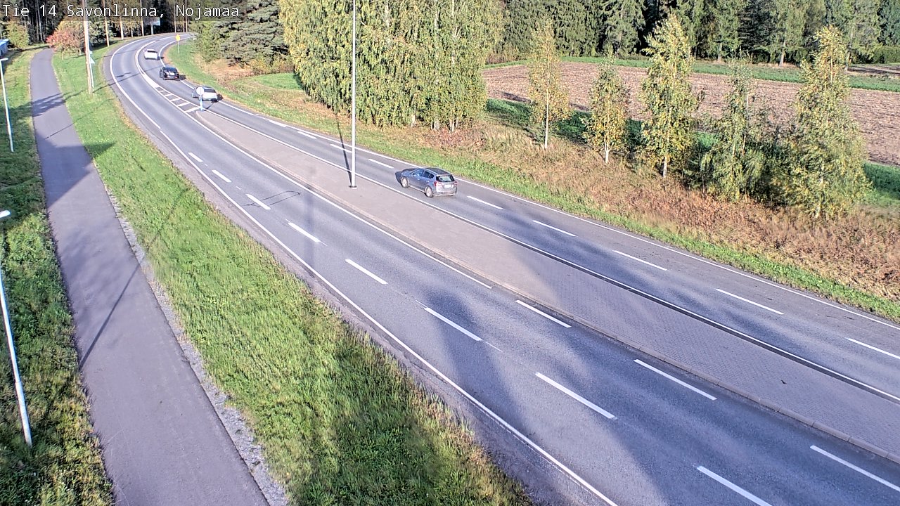 Weather Camera Image Road 14 Savonlinna, Nojanmaa, Savonlinna, Etelä-Savo