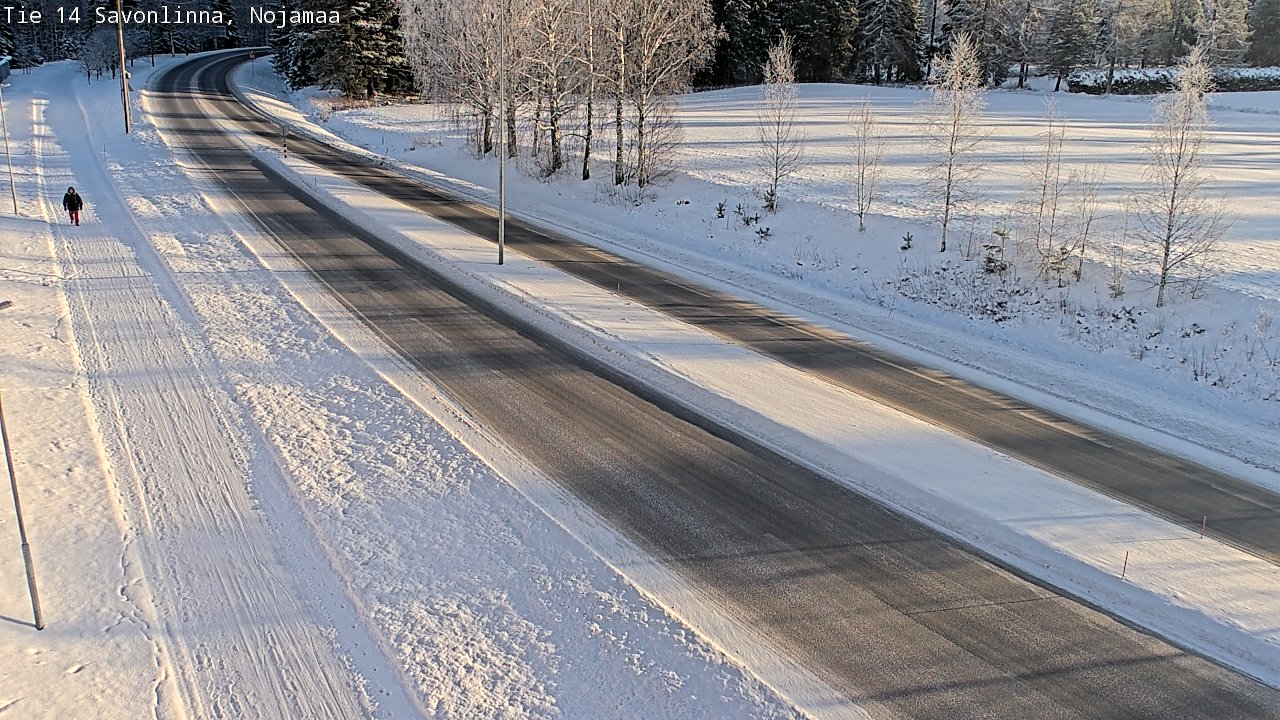 Weather Camera Image Road 14 Savonlinna, Nojanmaa, Savonlinna, Etelä-Savo