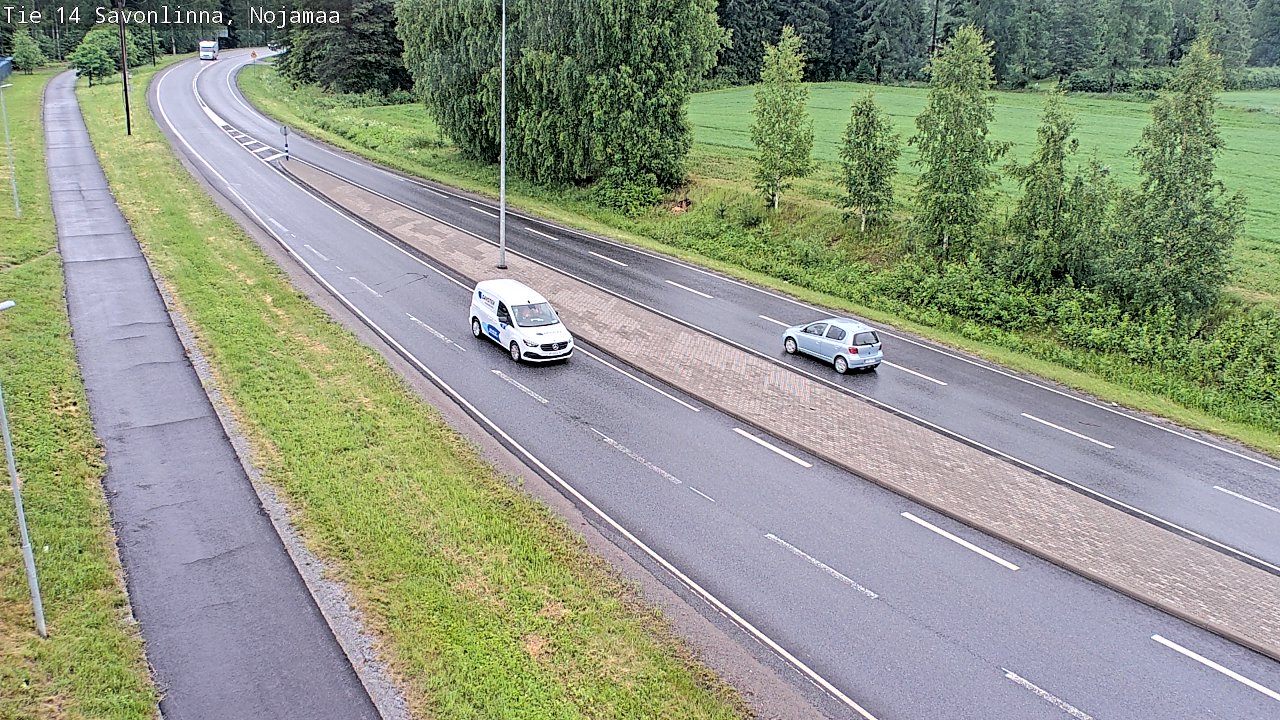 Weather Camera Image Väg 14 Nyslott, Nojanmaa, Savonlinna, Etelä-Savo