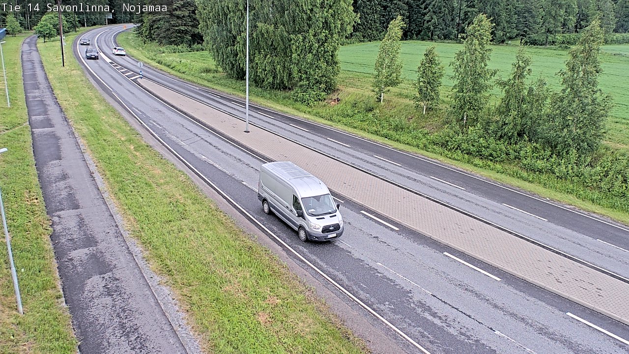 Weather Camera Image Väg 14 Nyslott, Nojanmaa, Savonlinna, Etelä-Savo