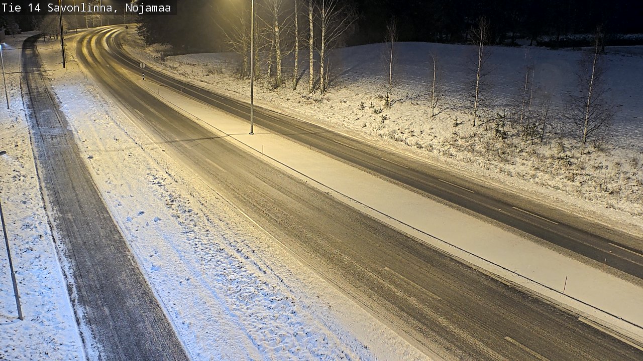 Weather Camera Image Väg 14 Nyslott, Nojanmaa, Savonlinna, Etelä-Savo