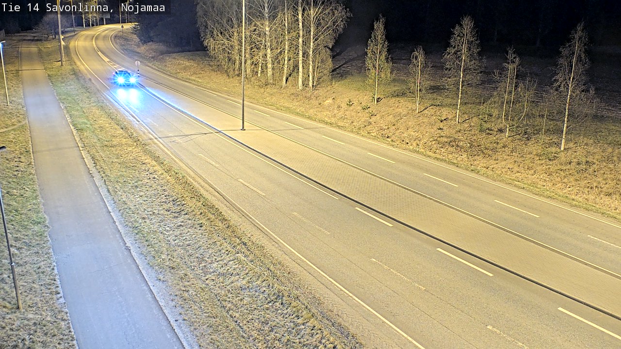 Weather Camera Image Väg 14 Nyslott, Nojanmaa, Savonlinna, Etelä-Savo
