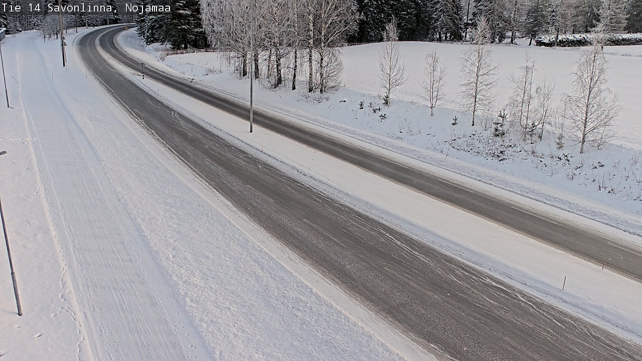 Weather Camera Image Road 14 Savonlinna, Nojanmaa, Savonlinna, Etelä-Savo