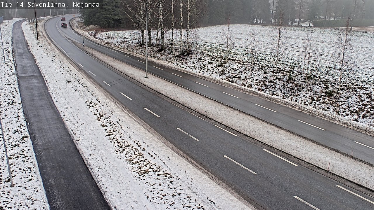 Weather Camera Image Väg 14 Nyslott, Nojanmaa, Savonlinna, Etelä-Savo