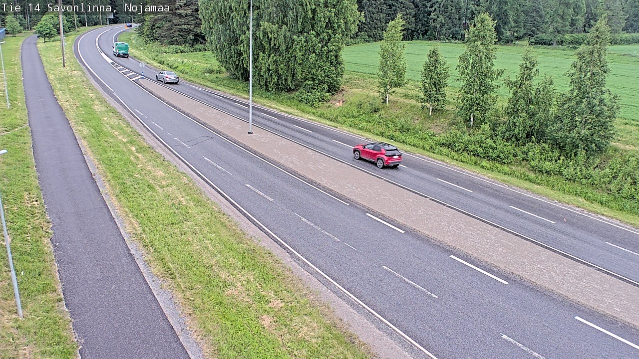 Kelikamerat Kuva Tie 14 Savonlinna, Nojanmaa, Savonlinna, Etelä-Savo