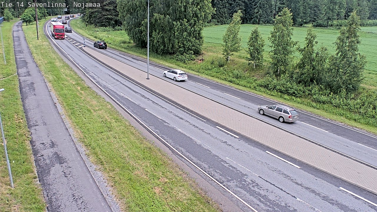Weather Camera Image Road 14 Savonlinna, Nojanmaa, Savonlinna, Etelä-Savo