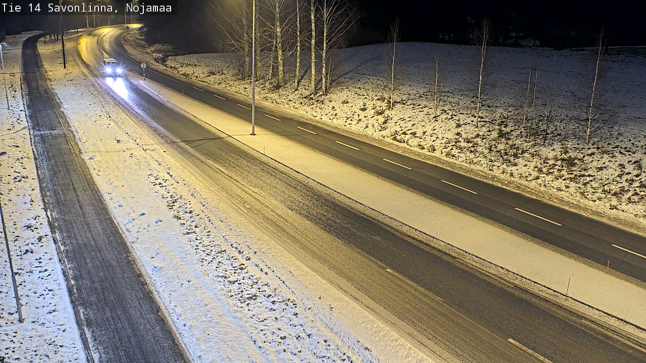 Weather Camera Image Väg 14 Nyslott, Nojanmaa, Savonlinna, Etelä-Savo