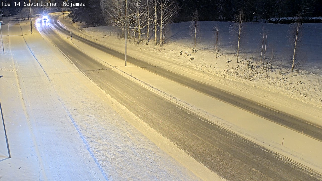 Weather Camera Image Väg 14 Nyslott, Nojanmaa, Savonlinna, Etelä-Savo