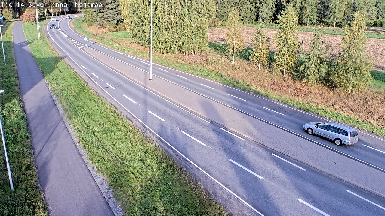 Weather Camera Image Road 14 Savonlinna, Nojanmaa, Savonlinna, Etelä-Savo
