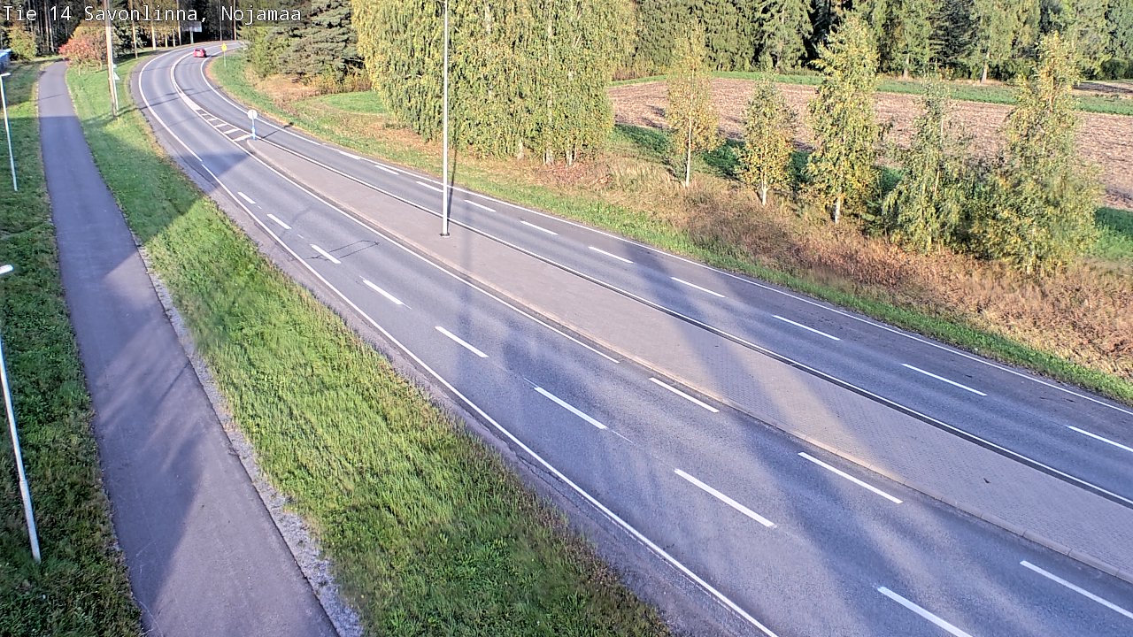 Weather Camera Image Road 14 Savonlinna, Nojanmaa, Savonlinna, Etelä-Savo