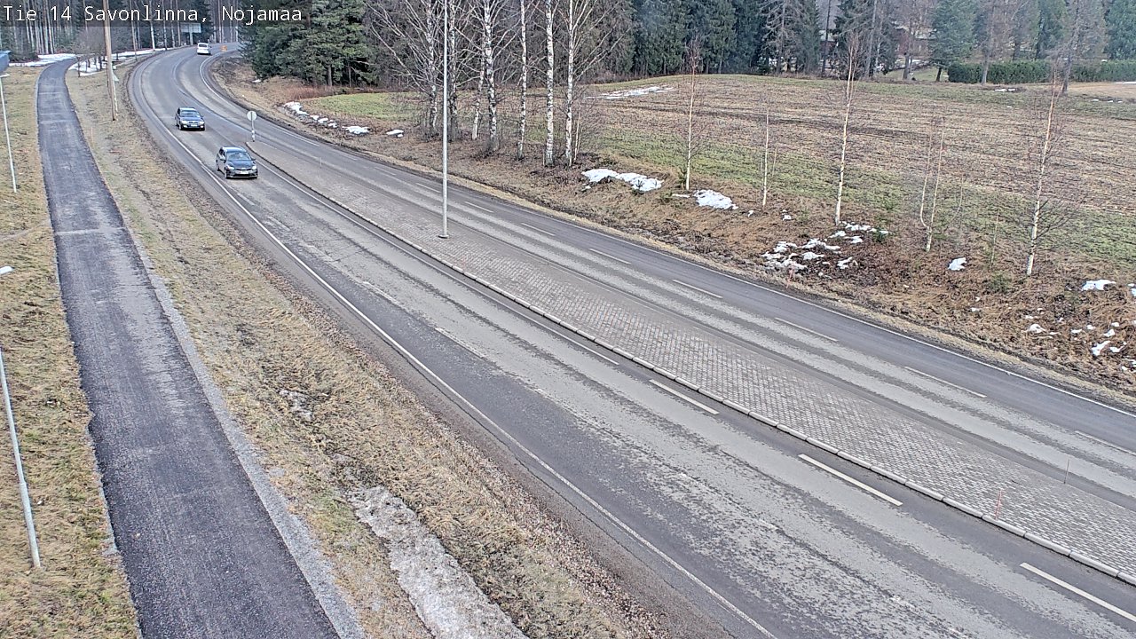 Weather Camera Image Road 14 Savonlinna, Nojanmaa, Savonlinna, Etelä-Savo