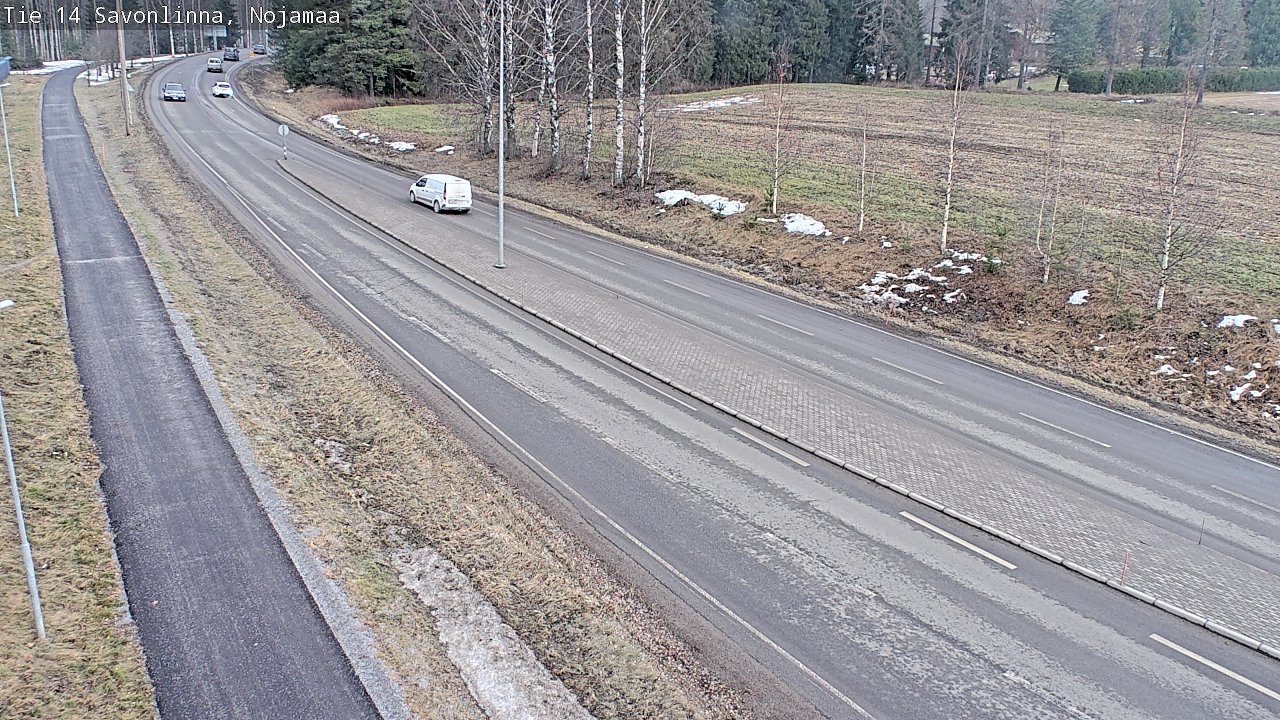 Weather Camera Image Road 14 Savonlinna, Nojanmaa, Savonlinna, Etelä-Savo