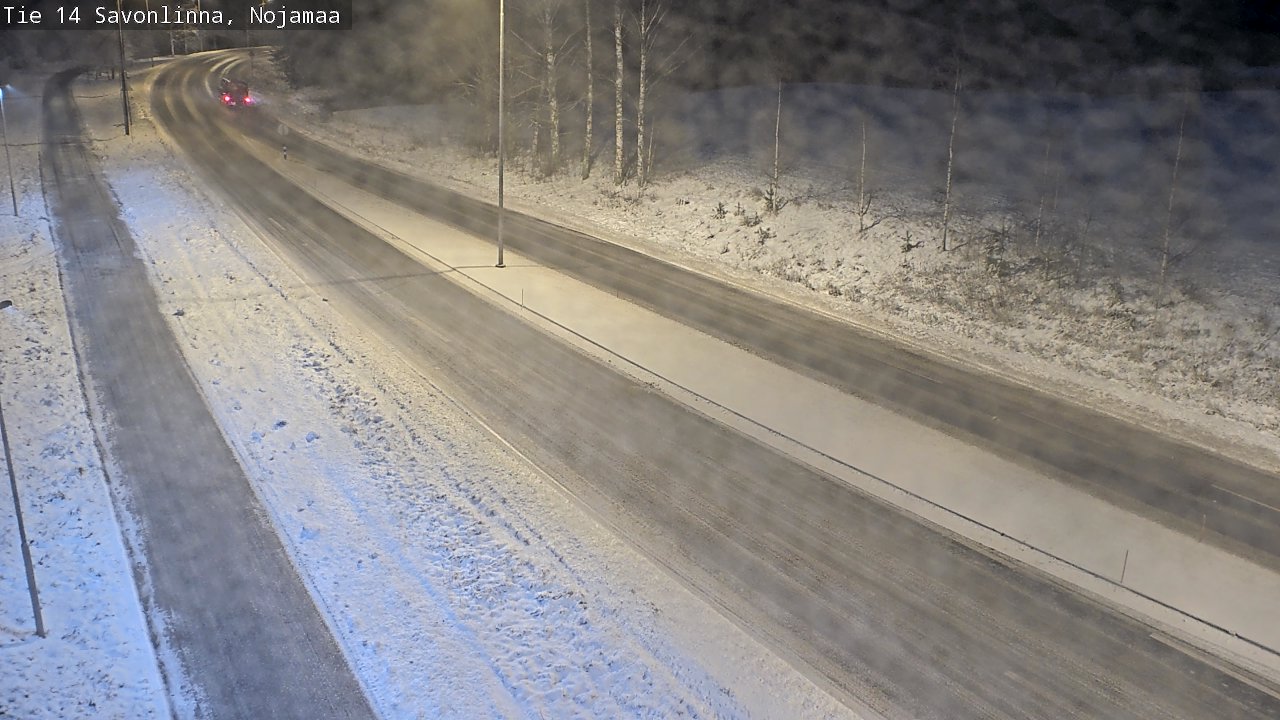 Weather Camera Image Väg 14 Nyslott, Nojanmaa, Savonlinna, Etelä-Savo