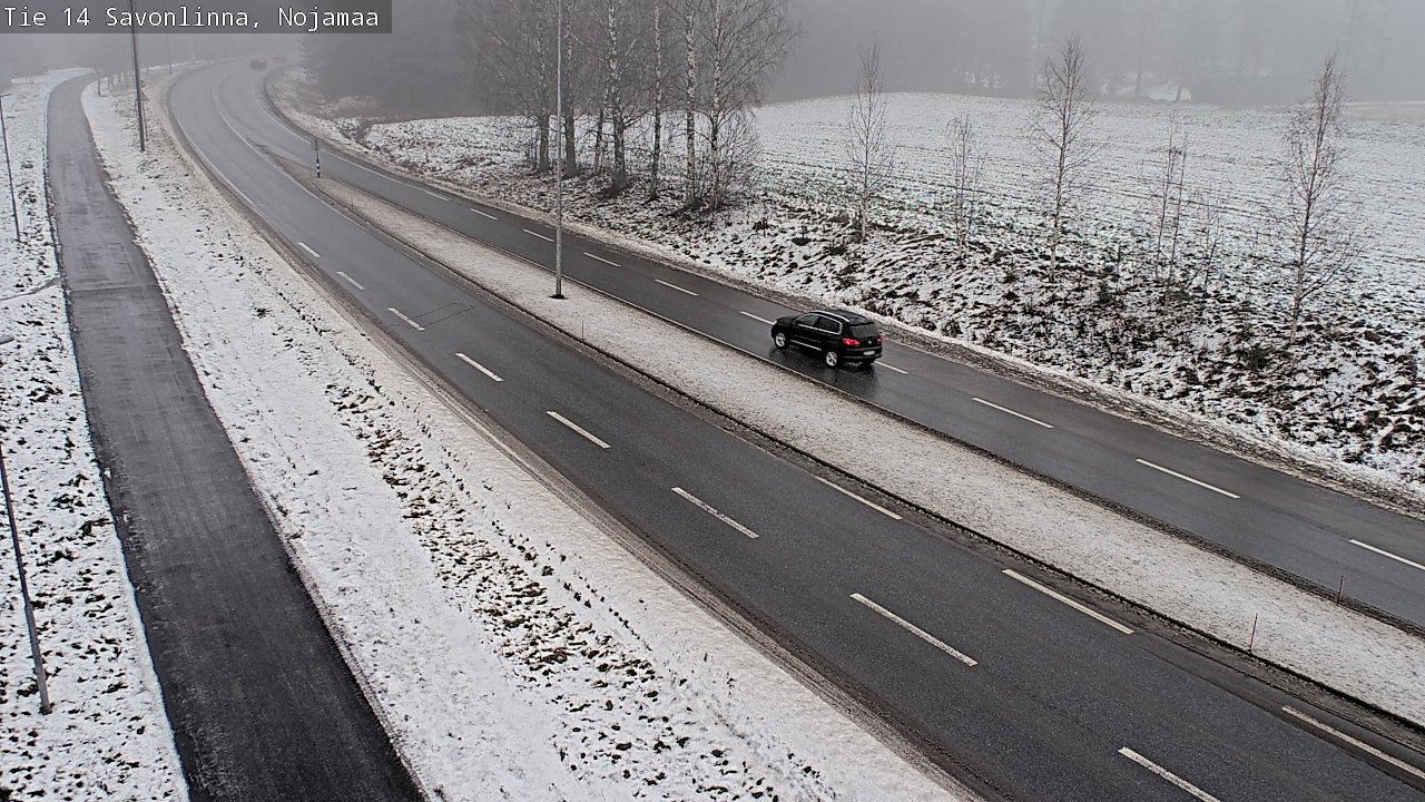 Weather Camera Image Väg 14 Nyslott, Nojanmaa, Savonlinna, Etelä-Savo