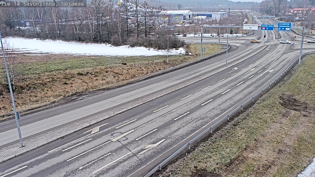 Weather Camera Image Road 14 Savonlinna, Nojanmaa, Savonlinna, Etelä-Savo