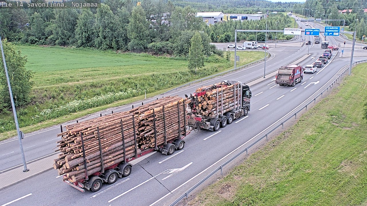 Kelikamerat Kuva Tie 14 Savonlinna, Nojanmaa, Savonlinna, Etelä-Savo
