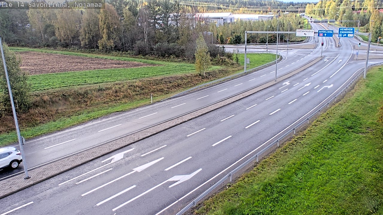 Weather Camera Image Road 14 Savonlinna, Nojanmaa, Savonlinna, Etelä-Savo