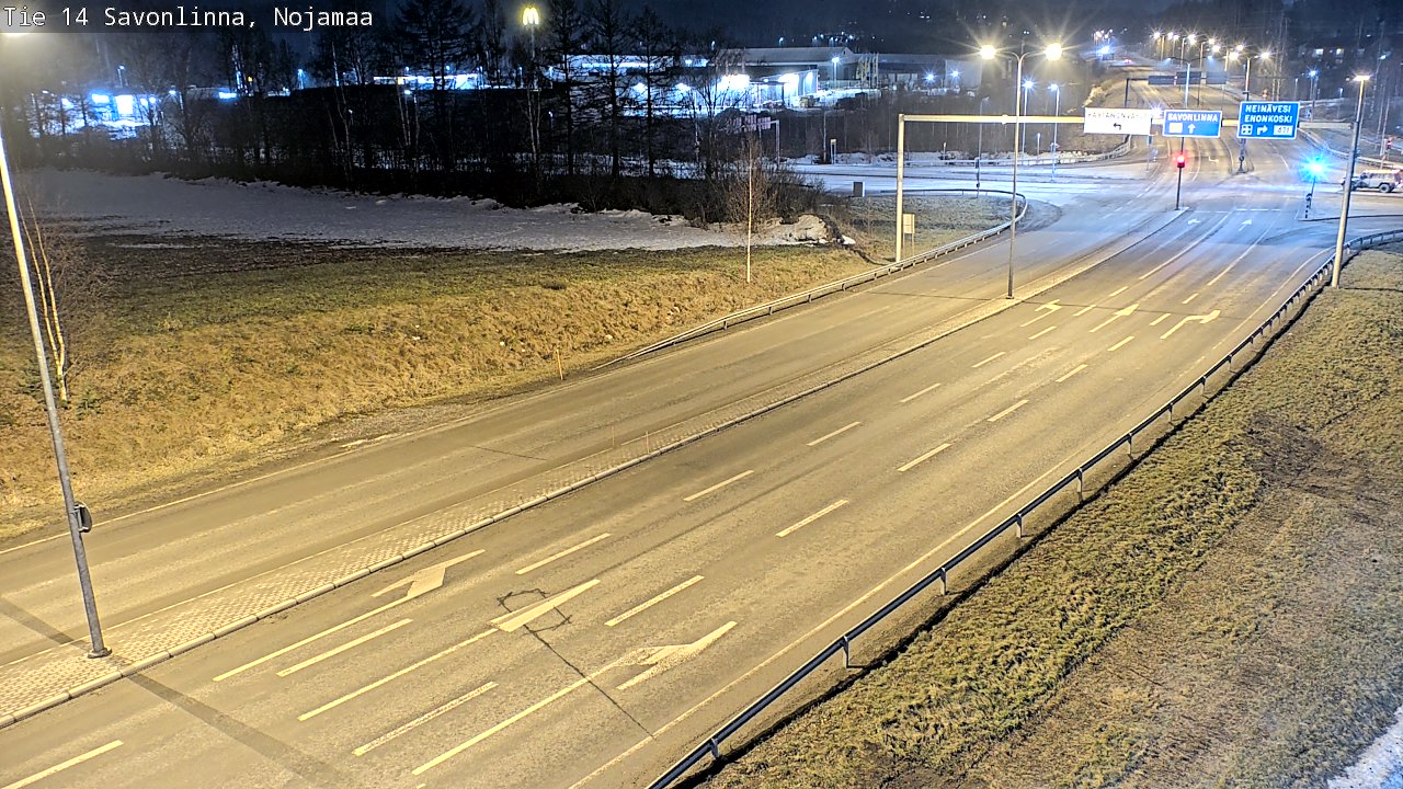 Weather Camera Image Road 14 Savonlinna, Nojanmaa, Savonlinna, Etelä-Savo