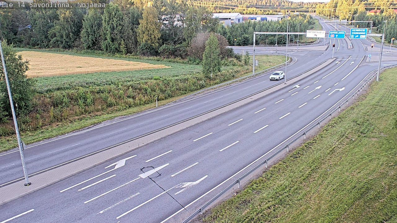 Weather Camera Image Road 14 Savonlinna, Nojanmaa, Savonlinna, Etelä-Savo