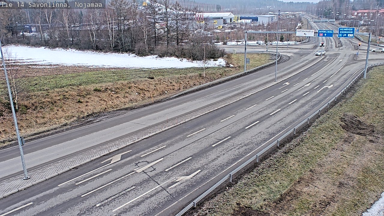 Weather Camera Image Road 14 Savonlinna, Nojanmaa, Savonlinna, Etelä-Savo