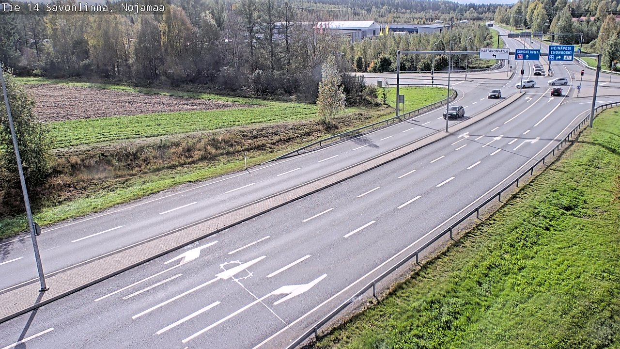 Kelikamerat Kuva Tie 14 Savonlinna, Nojanmaa, Savonlinna, Etelä-Savo