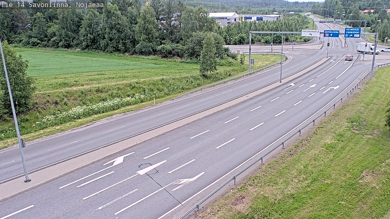 Kelikamerat Kuva Tie 14 Savonlinna, Nojanmaa, Savonlinna, Etelä-Savo