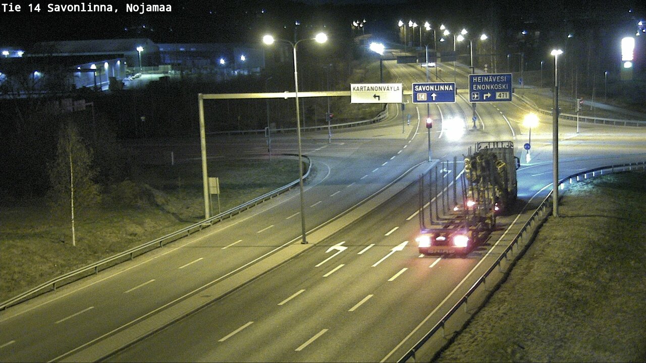 Weather Camera Image Road 14 Savonlinna, Nojanmaa, Savonlinna, Etelä-Savo