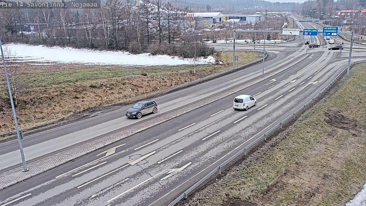 Weather Camera Image Road 14 Savonlinna, Nojanmaa, Savonlinna, Etelä-Savo