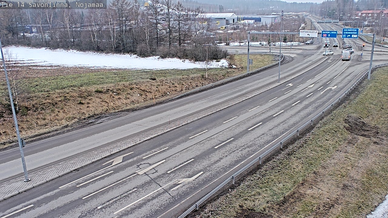 Weather Camera Image Road 14 Savonlinna, Nojanmaa, Savonlinna, Etelä-Savo