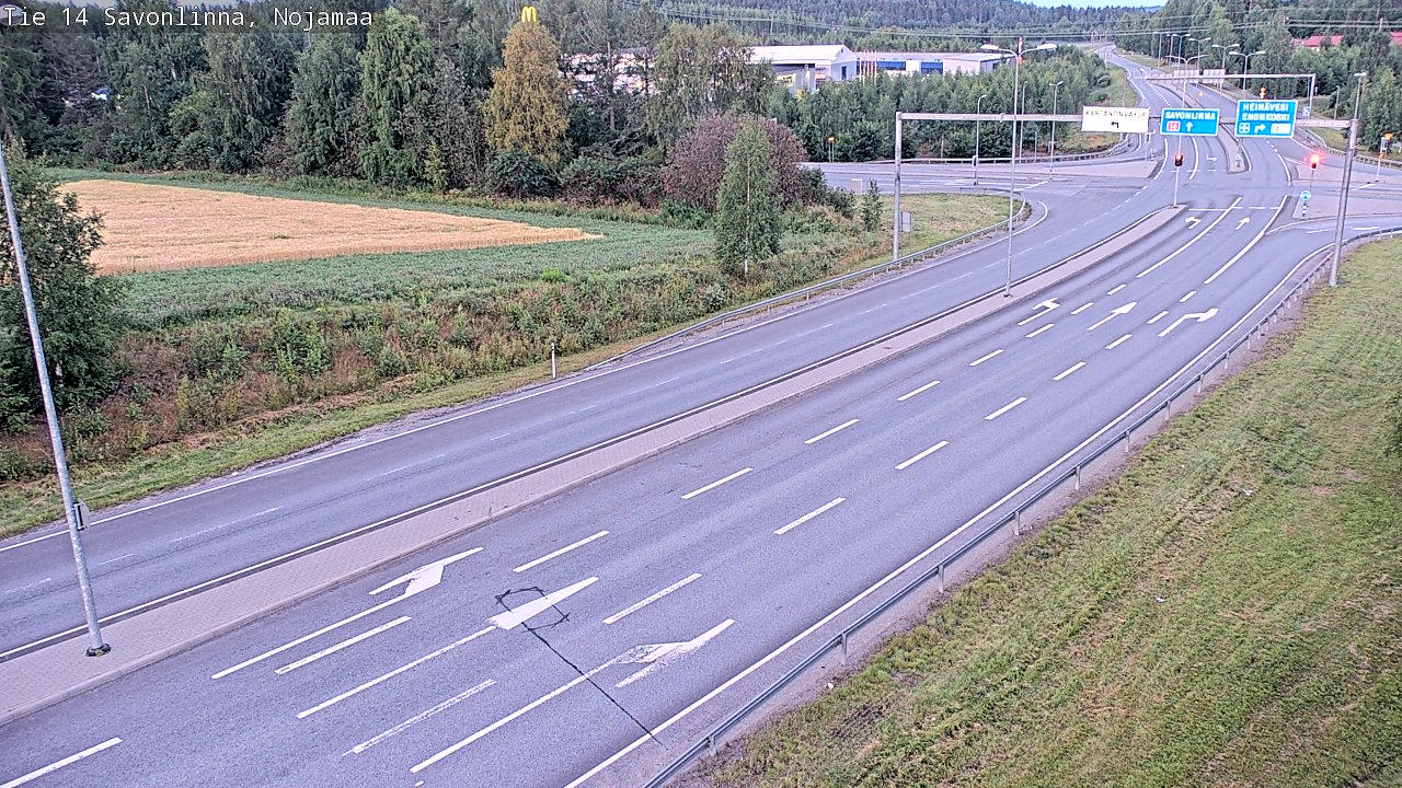 Kelikamerat Kuva Tie 14 Savonlinna, Nojanmaa, Savonlinna, Etelä-Savo