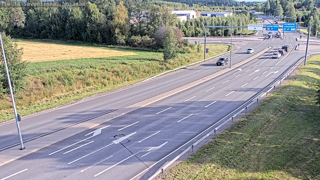 Kelikamerat Kuva Tie 14 Savonlinna, Nojanmaa, Savonlinna, Etelä-Savo
