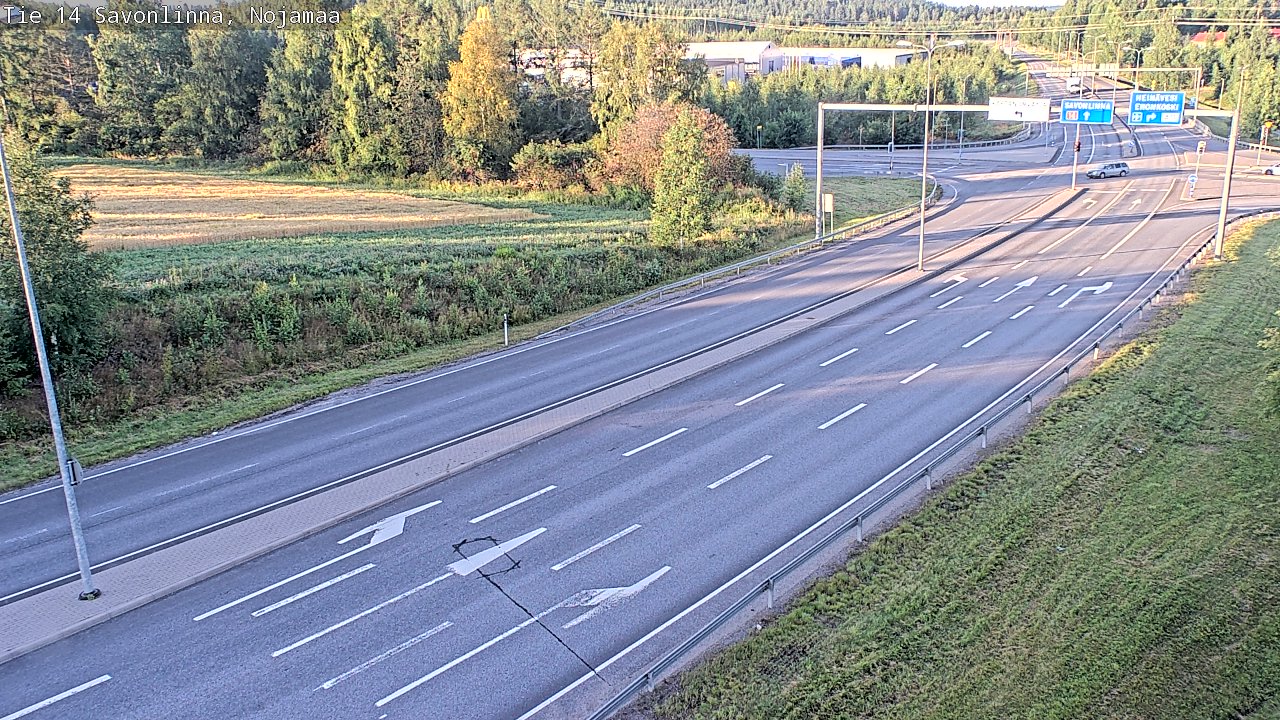 Weather Camera Image Road 14 Savonlinna, Nojanmaa, Savonlinna, Etelä-Savo