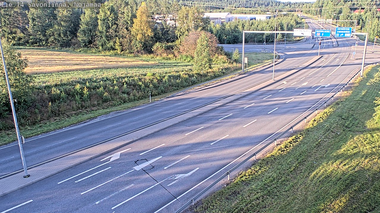 Weather Camera Image Road 14 Savonlinna, Nojanmaa, Savonlinna, Etelä-Savo
