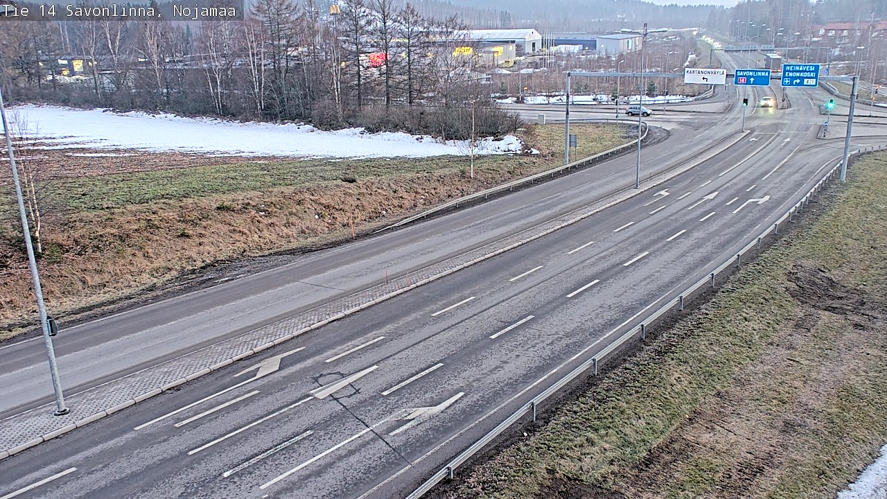 Weather Camera Image Road 14 Savonlinna, Nojanmaa, Savonlinna, Etelä-Savo
