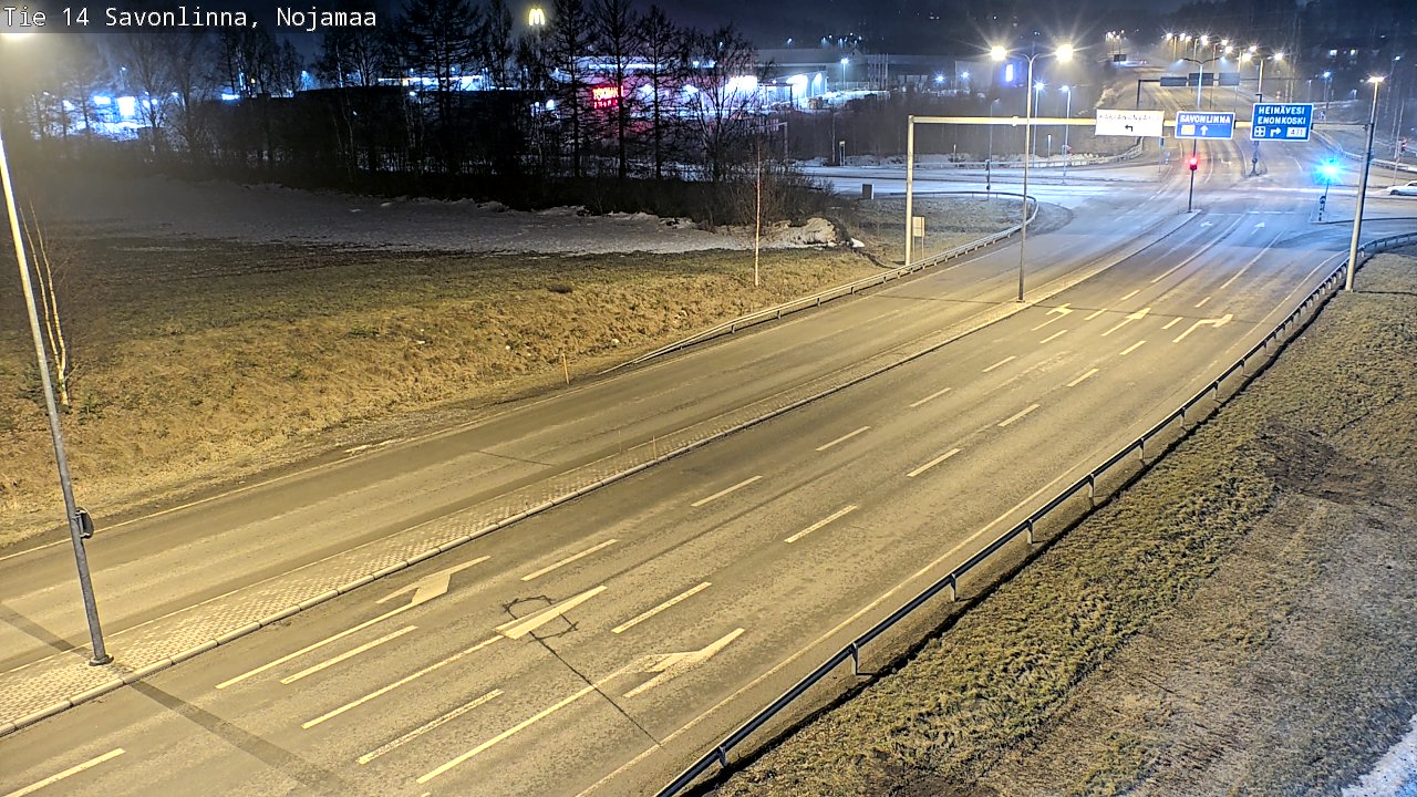 Weather Camera Image Road 14 Savonlinna, Nojanmaa, Savonlinna, Etelä-Savo
