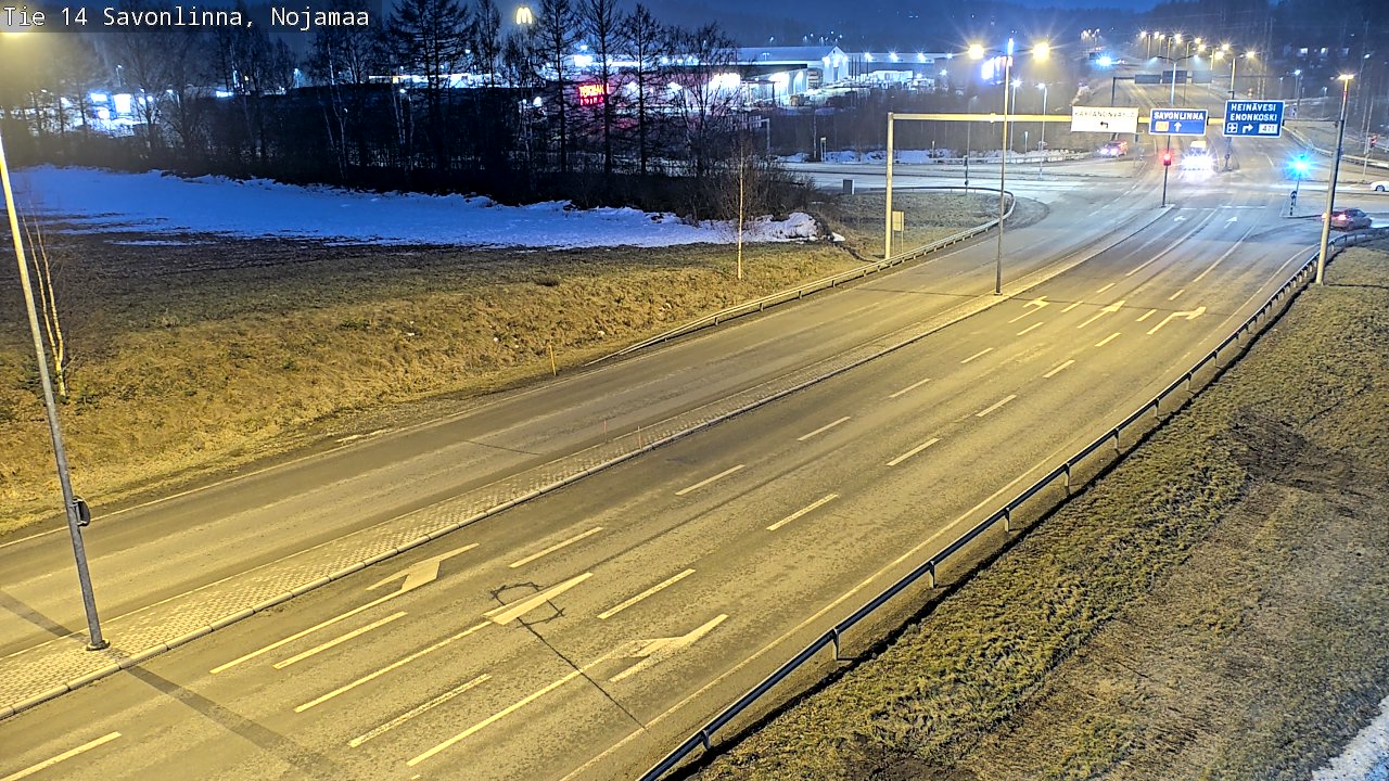 Weather Camera Image Road 14 Savonlinna, Nojanmaa, Savonlinna, Etelä-Savo