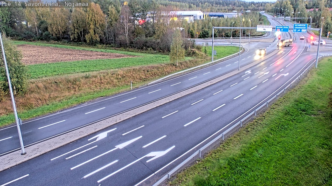 Weather Camera Image Road 14 Savonlinna, Nojanmaa, Savonlinna, Etelä-Savo