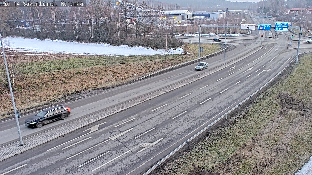 Weather Camera Image Road 14 Savonlinna, Nojanmaa, Savonlinna, Etelä-Savo