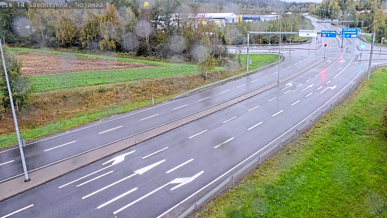 Weather Camera Image Road 14 Savonlinna, Nojanmaa, Savonlinna, Etelä-Savo