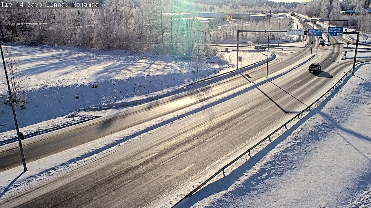 Weather Camera Image Road 14 Savonlinna, Nojanmaa, Savonlinna, Etelä-Savo
