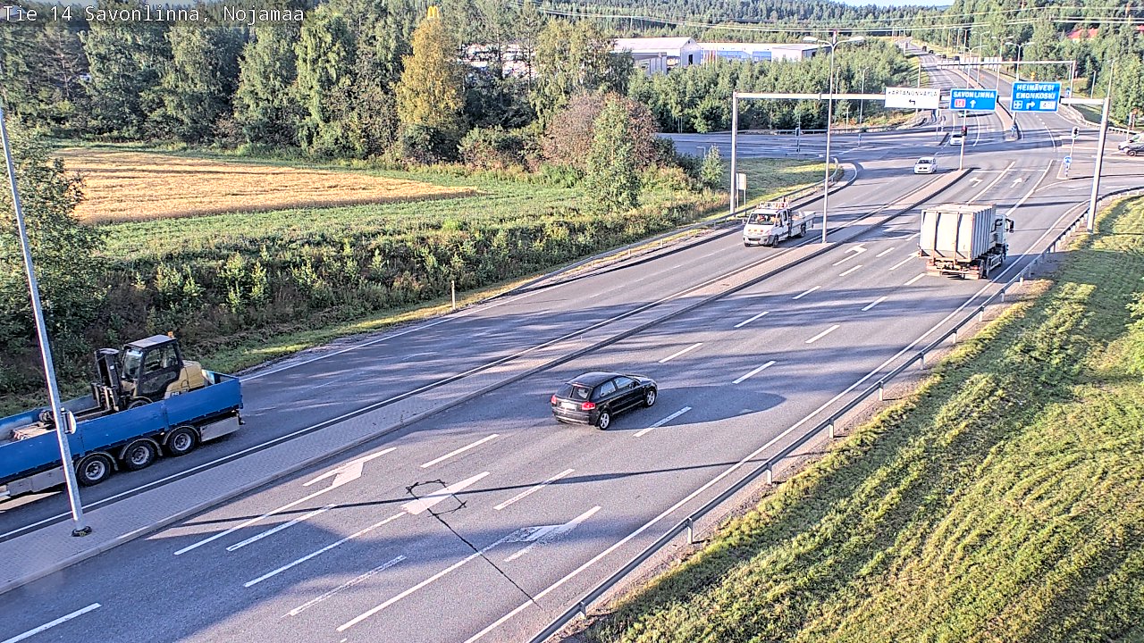 Weather Camera Image Road 14 Savonlinna, Nojanmaa, Savonlinna, Etelä-Savo