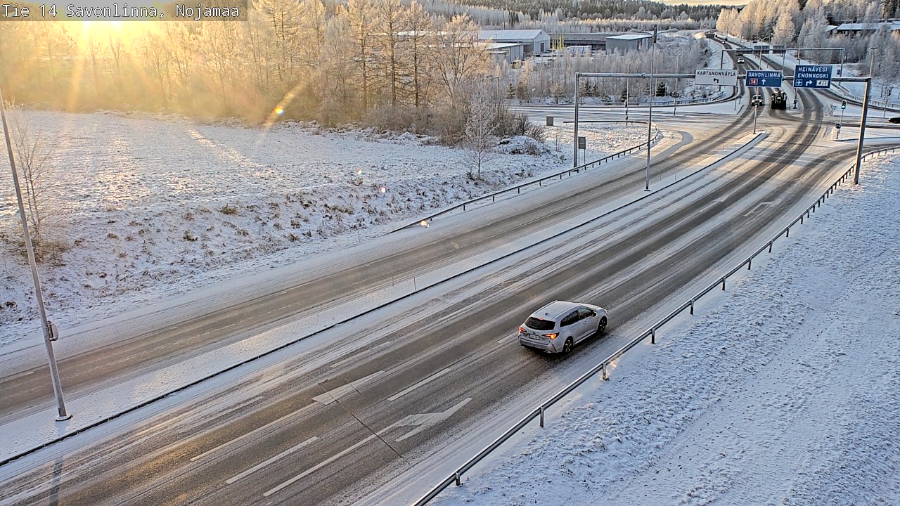 Kelikamerat Kuva Tie 14 Savonlinna, Nojanmaa, Savonlinna, Etelä-Savo