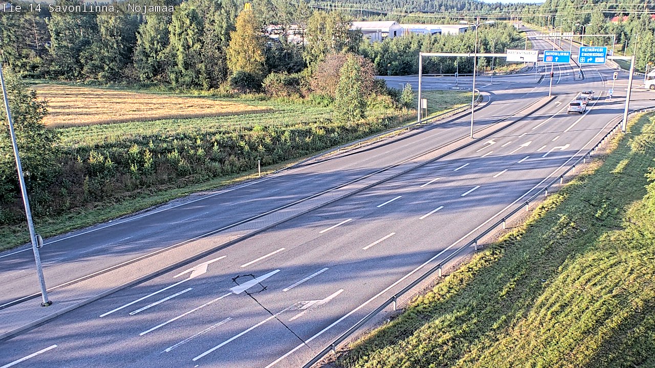 Weather Camera Image Road 14 Savonlinna, Nojanmaa, Savonlinna, Etelä-Savo