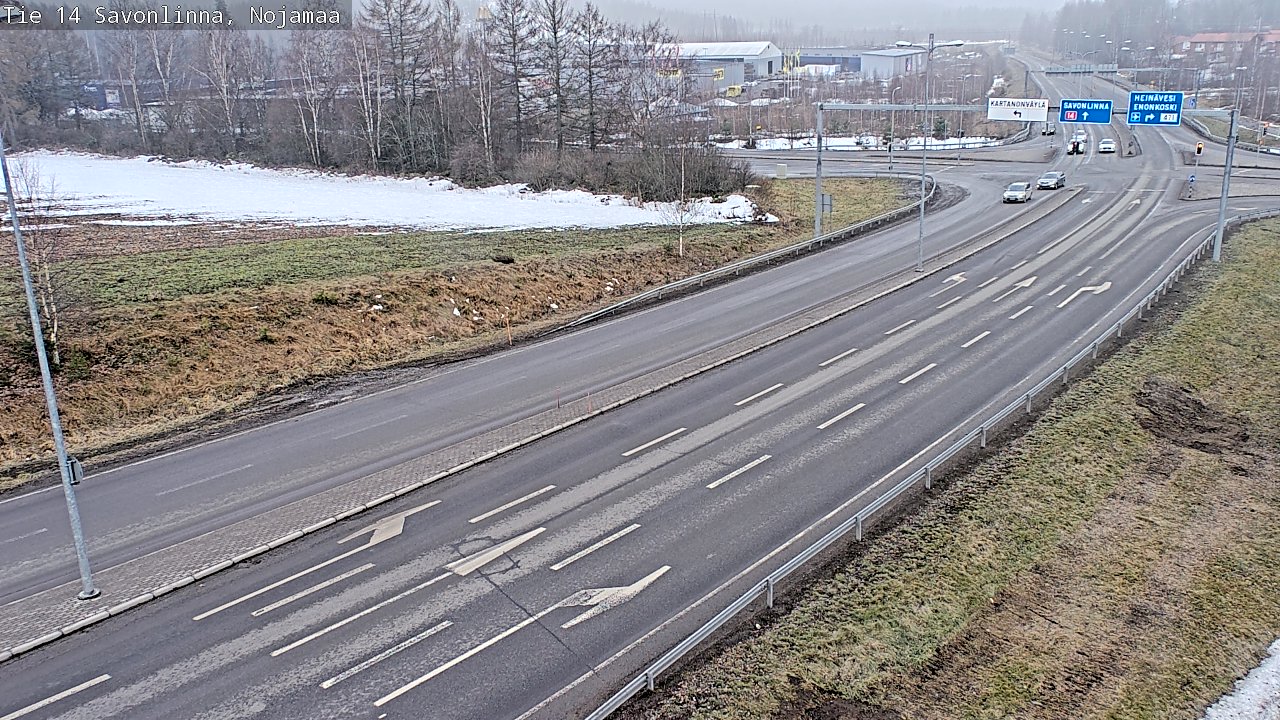 Weather Camera Image Väg 14 Nyslott, Nojanmaa, Savonlinna, Etelä-Savo