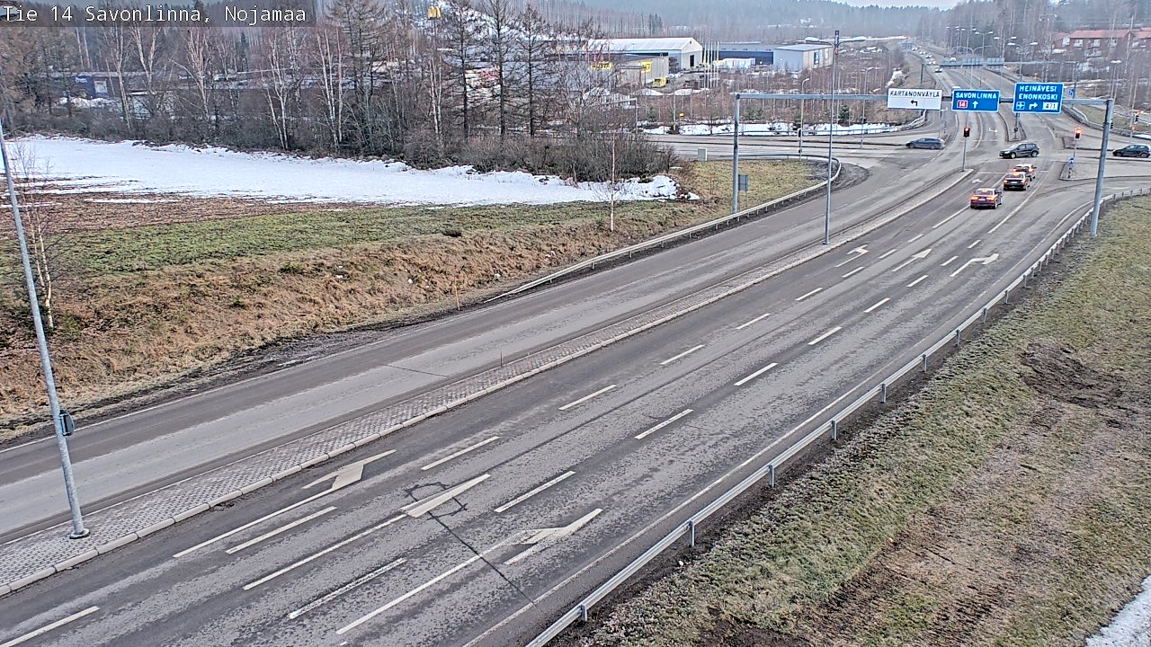 Weather Camera Image Road 14 Savonlinna, Nojanmaa, Savonlinna, Etelä-Savo
