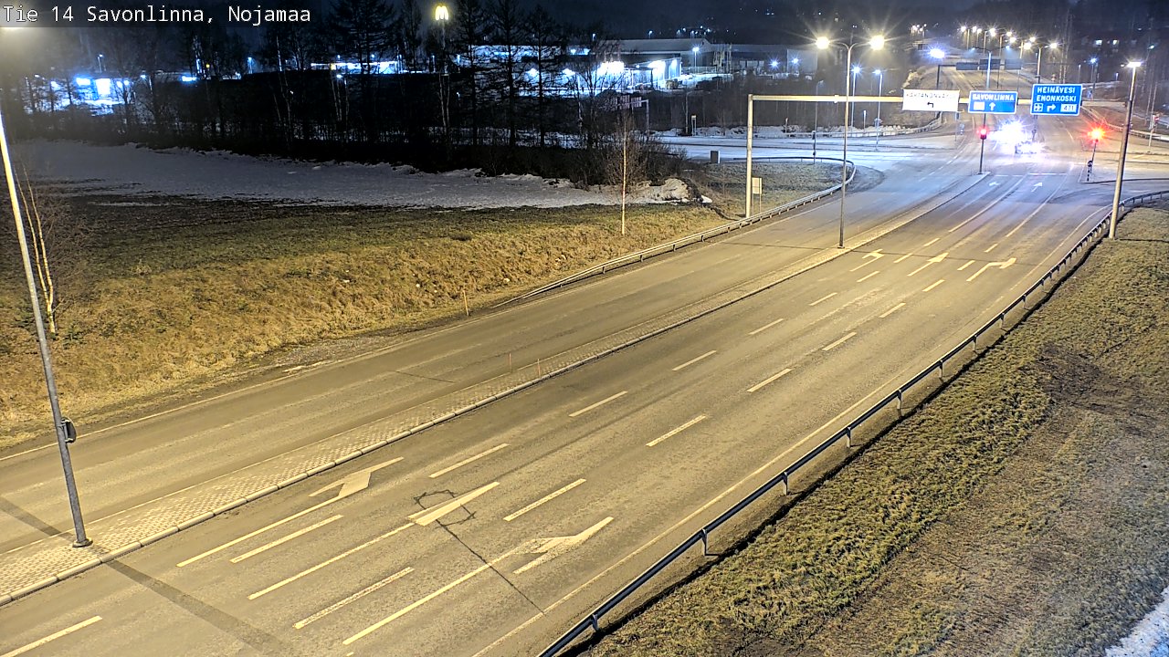 Weather Camera Image Road 14 Savonlinna, Nojanmaa, Savonlinna, Etelä-Savo