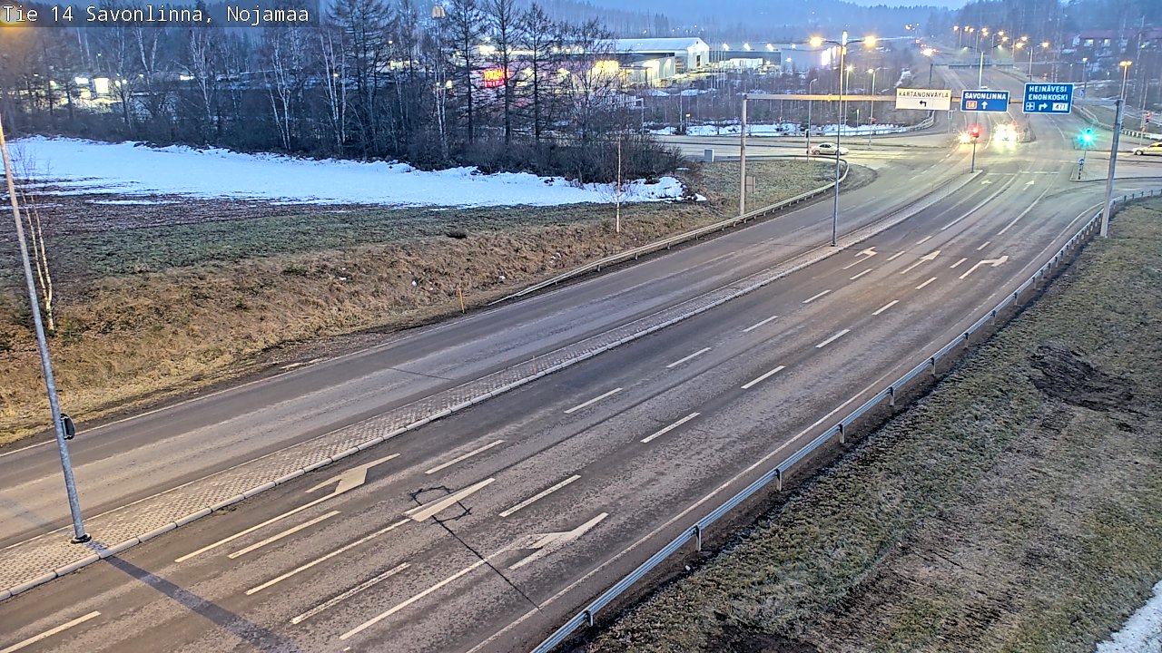 Weather Camera Image Road 14 Savonlinna, Nojanmaa, Savonlinna, Etelä-Savo