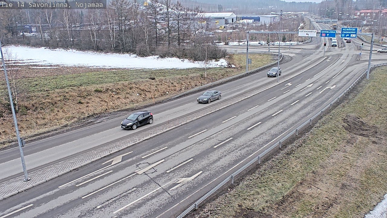 Weather Camera Image Road 14 Savonlinna, Nojanmaa, Savonlinna, Etelä-Savo