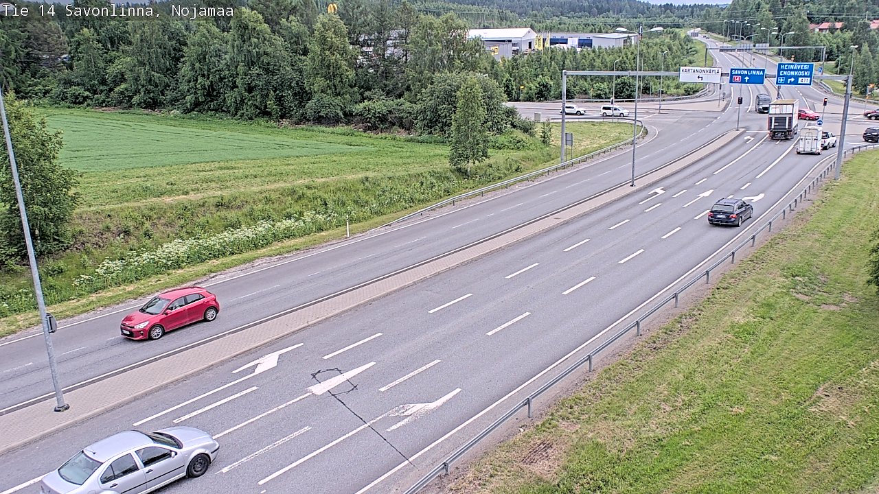 Kelikamerat Kuva Tie 14 Savonlinna, Nojanmaa, Savonlinna, Etelä-Savo